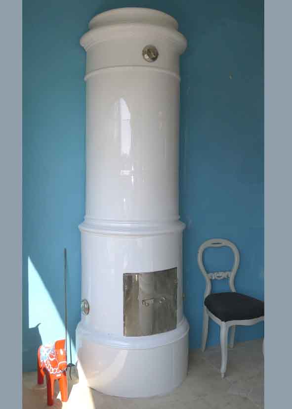 antiker schwedischer Kachelofen Linasund von SVEA Hamburg