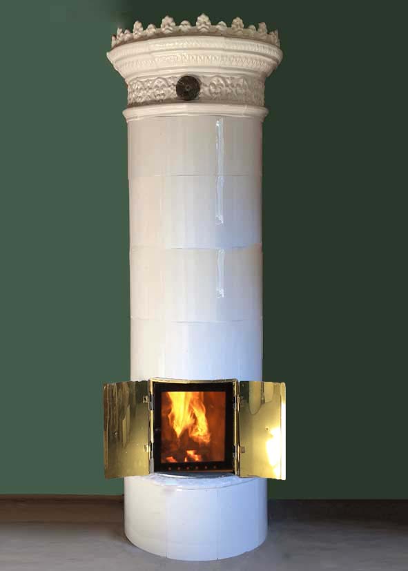 antiker schwedischer Kachelofen Liseberg von SVEA Hamburg