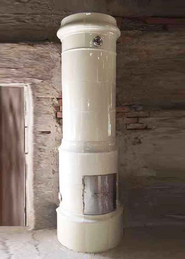 antiker schwedischer Kachelofen Tina von SVEA Hamburg